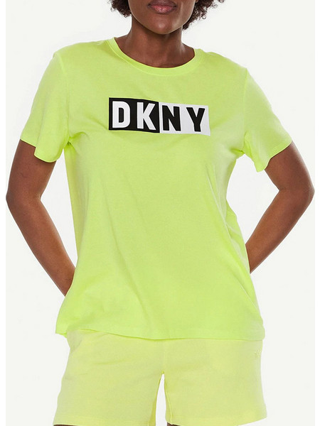 DKNY LOGO ΜΠΛΟΥΖΑΚΙ ΚΟΝΤΟΜΑΝΙΚΟ DKNY DP2T5894-0051 Lime