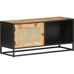 vidaXL Έπιπλο Τηλεόρασης Ξύλινο Καφέ Μ90xΠ30xΥ40cm 323144