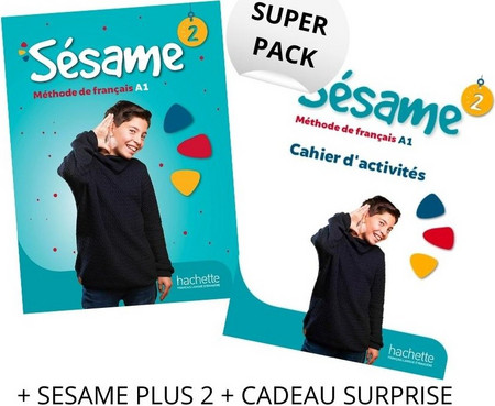 SESAME 2 SUPER PACK (LIVRE + CAHIER + SESAME PLUS 2 + CADEAU SURPRISE)