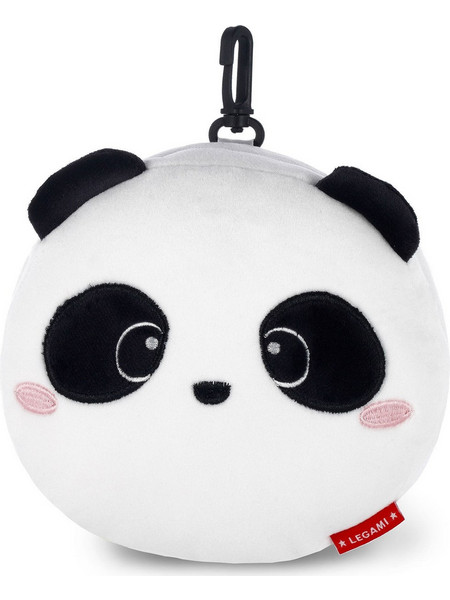 ΜΑΞΙΛΑΡΙ ΤΑΞΙΔΙΟΥ ΜΕ ΜΑΣΚΑ ΥΠΝΟΥ LEGAMI TRAVEL PILLOW WITH EYE MASK - PANDA (ΠΑΝΤΑ) CTP0004