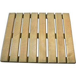 SHOWOOD Πλακάκι για Δάπεδο Κήπου από Ξύλο 100x100cm Αυλακωτή ΤάβλαΚωδικός: 29820561