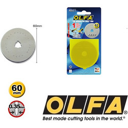 OLFA RB-60-1 Ανταλλακτική λεπίδα Φ60 mm για RTY-3/G