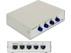 DeLOCK KVM Switch 87588 4 x Manual Bidirectional