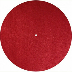 Dynavox Slipmat από Τσόχα Platter Pad Felt PM2 σε Κόκκινο Χρώμα Red Κωδικός: 207541