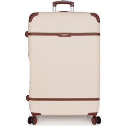 Dielle 160 Βαλίτσα Μεγάλη 77x45x31cm με 4 Ρόδες Μπεζ