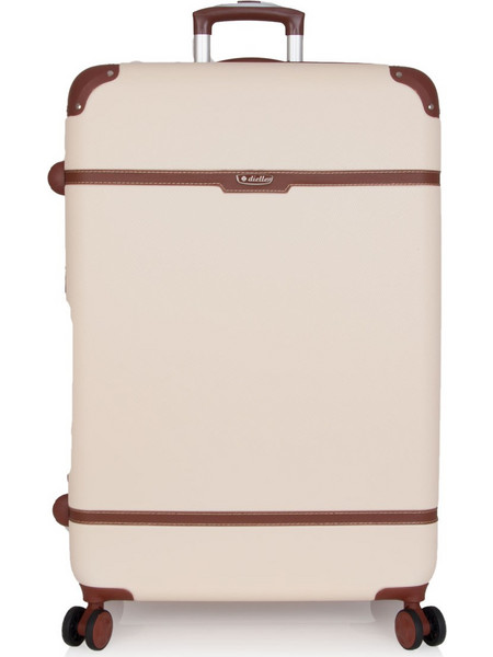 Dielle 160 Βαλίτσα Μεγάλη 77x45x31cm με 4 Ρόδες Μπεζ
