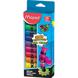 Τέμπερες Maped 12 Χρώματα x12ml Χάρτινο Κουτί