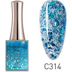 Canni Bright Sequin C314 Glitter Ημιμόνιμο Βερνίκι Νυχιών 16ml