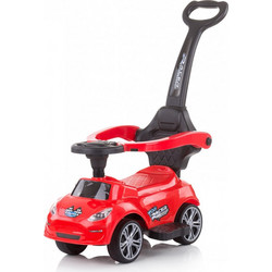 Chipolino Turbo Περπατούρα Ride On Αυτοκινητάκι με Χειρολαβή 18m+ Κόκκινη