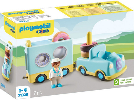 Playmobil 1-2-3 Φορτηγάκι Ντόνατ για 1-4 Ετών 71325