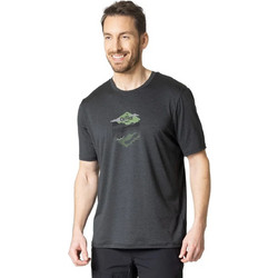 Odlo The Essentials Lema Lake Ανδρικό Αθλητικό T-Shirt Ανθρακί 551412-60008