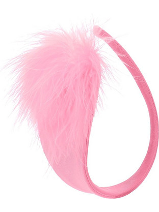 Strapless Puff Bikini, Pink, S-L