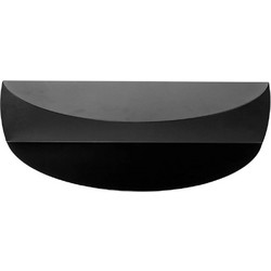 Ράφι Gravity XL Μαύρο Μέταλλο 2 mm - 60X22,5XH15 CM cm MUUBS