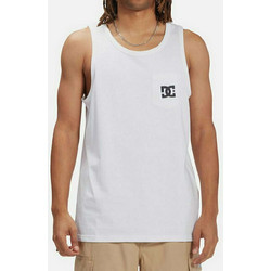 DC STAR POCKET Men΄s Tank - Cotton -Standard fit - White