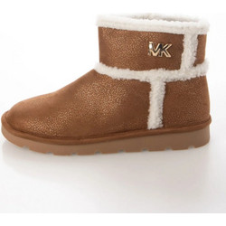 Michael Kors Παιδικά Μποτάκια Καφέ Suede με Φερμουάρ και Γούνα MK100825