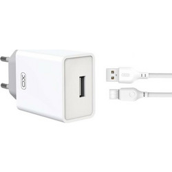 XO L93 Φορτιστής με Καλώδιο USB-C με Θύρα USB-A & USB-C