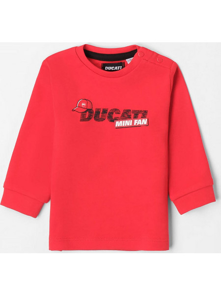 Ducati Μπλούζα Ls T-Shirt G7604-G1-2236-924085 Κόκκινο Αγόρι