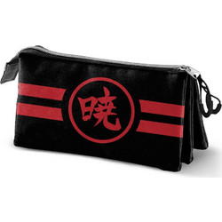 Karactermania Naruto Shippuden Sunrise Κασετίνα με 3 Θήκες Μαύρη 05521