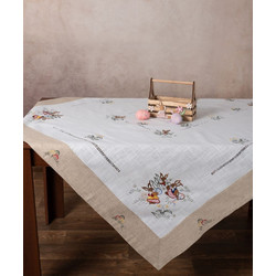 Πασχαλινό τραπεζομάντηλο (140cm x 180cm) 3425 6978000004609 silkfashion - 1.40x1.80