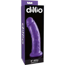 Pipedream Dillio 8" Ρεαλιστικό Dildo με Βεντούζα 20cm Μωβ