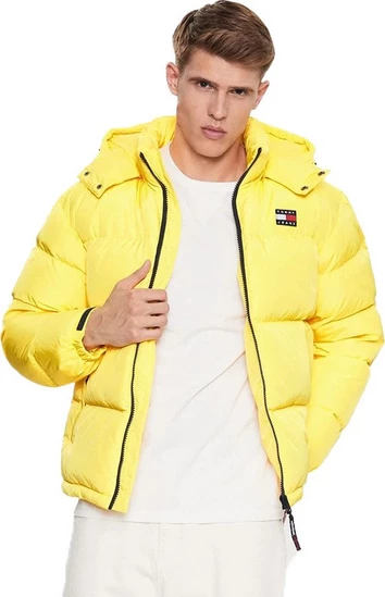 Tommy Jeans Alaska Ανδρικό Μπουφάν Χειμωνιάτικο Puffer Κίτρινο Dm0dm15445 Zgq Bestpricegr 