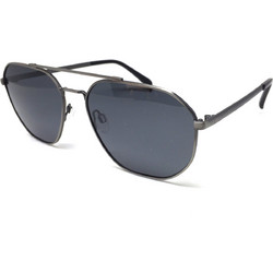 Oliver 2670 C2 Ανδρικά Γυαλιά Ηλίου Aviator Μεταλλικά Ασημί με Μαύρο Polarized Φακό
