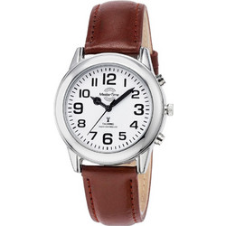Master Time Ανδρικό Ρολόι με Δερμάτινο Λουράκι MTGA-10806-12L