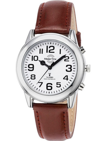 Master Time Ανδρικό Ρολόι με Δερμάτινο Λουράκι MTGA-10806-12L