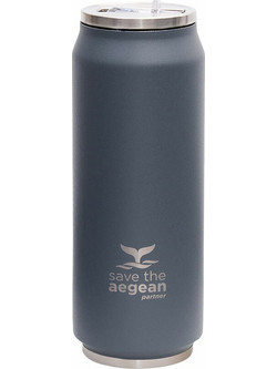 Estia Travel Cup Save The Aegean Fjord Grey 500ml