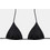 Rock Club Bikini Top Τριγωνάκι Μαύρο BP-1600