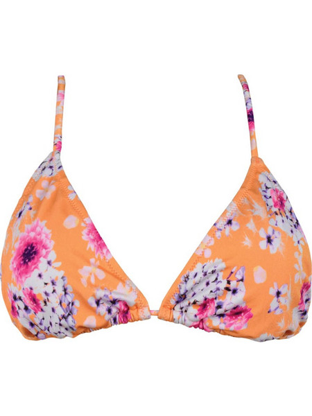 Rock Club Bikini Top Τριγωνάκι Floral Πορτοκαλί BP-2212-175