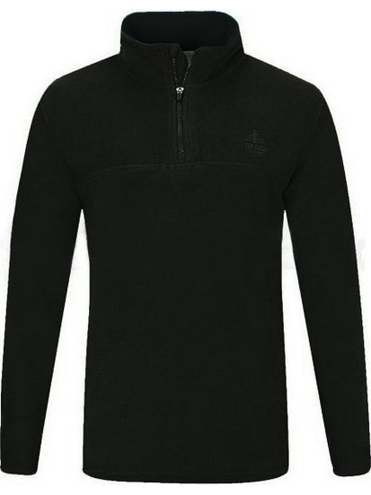 Berg Kluane Half Zip Ανδρικό Φούτερ Fleece Μαύρο 5701702