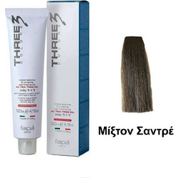 Faipa Three Color Σαντρέ Μόνιμη Βαφή Μαλλιών 120ml