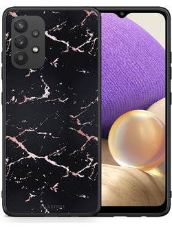 Smartfits Marble Black Rosegold - Samsung A32 4G θήκη