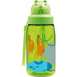 Laken JungleTritan Παιδικό Μπουκάλι Πλαστικό BPA Free Lime 450ml