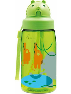 Laken JungleTritan Παιδικό Μπουκάλι Πλαστικό BPA Free Lime 450ml