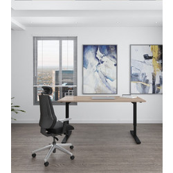 ErgoAction Fix Γραφείο Ξύλινο Ρυθμιζόμενο Ύψος 138x80x90cm 113814
