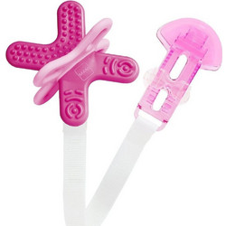 Mam Bite & Relax Phase 2 & Clip Pink 4m+ 1τμχ