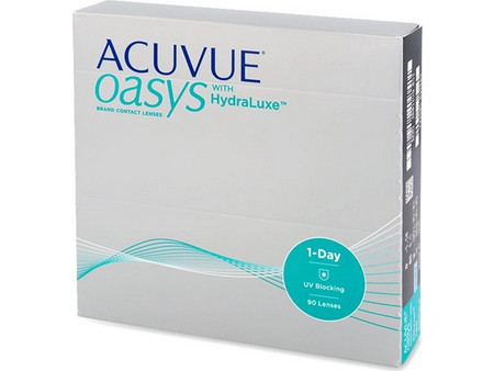 Acuvue Oasys Ημερήσιοι Φακοί Επαφής Πολυεστιακοί Σιλικόνης Υδρογέλης με Φίλτρο UV 90τμχ