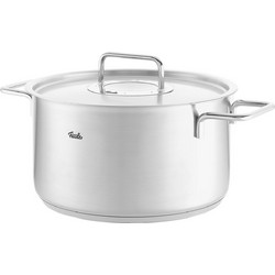 Fissler Pure Metal Lid Κατσαρόλα Χύτρα Ανοξείδωτη 24cm 8611424000