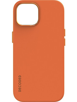 Decoded AntiMicrobial Silicone Back Cover Apricot (iPhone 15 Plus)