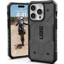 UAG Pathfinder - Ανθεκτική Θήκη MagSafe Apple iPhone 15 Pro - Silver (114281113333)