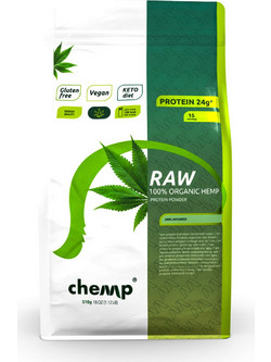 Chemp Raw 100% Organic Hemp Φυτική Πρωτεΐνη Χωρίς Γλουτένη 510gr
