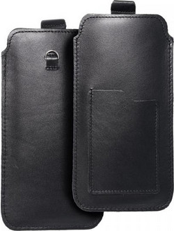 Θήκη κινητού Forcell Royal Leather Universal Blet Pocket Size 2XL+tall 6.8" Black