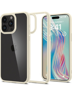 Spigen Ultra Hybrid Back Cover Sand Beige (iPhone 15 Pro)