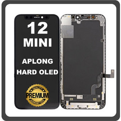 For Apple iPhone 12 Mini (A2399, A2176) APLONG HARD OLED LCD Οθόνη + Touch Screen Digitizer Black