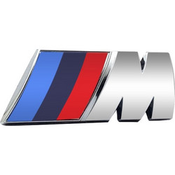 Σήμα Κουμπωτό Τύπου BMW +quotM+quot 4.5χ1.5cm 1 Τεμάχιο