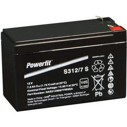 GNB Industrial Power By Exide Technologies 12v Powerfit S312/7 S 7Ah VRLA (NAS3120007VW0SA)