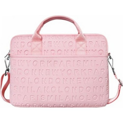 WiWu Cosmo Slim Τσάντα Laptop Ώμου 13.3" Pink