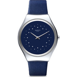 Swatch Skin SIderal Γυναικείο Ρολόι με Μπλε Δερμάτινο Λουράκι SYXS127